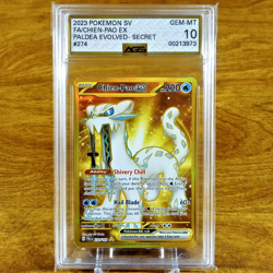 Pokemon Paldea Evolved Chien-Pao EX 274/193 AGS Gem-MT 10 Holo Secret Rare 2023 - Image 1