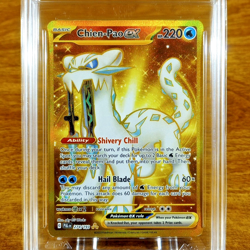 Pokemon Paldea Evolved Chien-Pao EX 274/193 AGS Gem-MT 10 Holo Secret Rare 2023 - Image 2