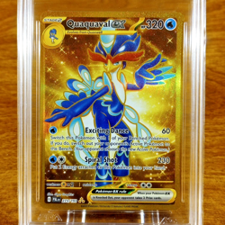 Pokemon Paldea Evolved Quaquaval EX 273/193 AGS Mint+ 9.5 Holo Secret Rare 2023 - Image 2