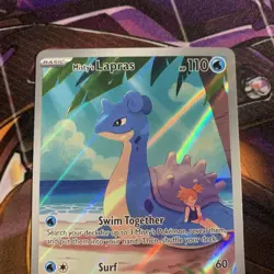 Pokemon Misty's Lapras Illustration Rare Holo 194/182 Sv10 Destined Rivals - Image 2