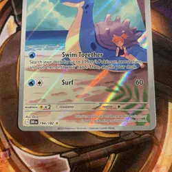 Pokemon Misty's Lapras Illustration Rare Holo 194/182 Sv10 Destined Rivals - Image 3
