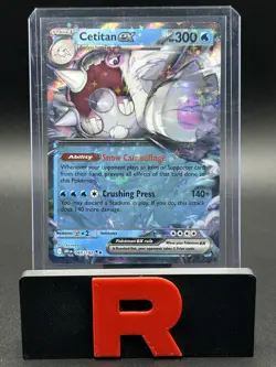 Pokemon TCG Cetitan EX 65/182 SV10 Destined Rivals Double Rare NM - Image 1