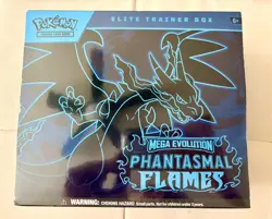Pokemon Phantasmal Flames Elite Trainer Box ETB Sealed MINT - Image 1