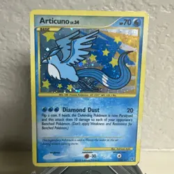 Articuno LV 34 2009 pokemon TCG Supreme Victors Secret Rare Holo 148/147 (LP) - Image 1