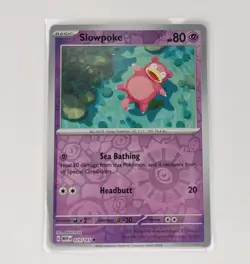 Slowpoke 079/165 Reverse Holo - Pokemon Scarlet & Violet 151 English - Image 1
