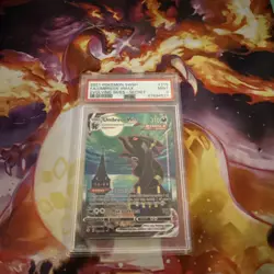 Pokemon 2021 Umbreon VMAX 215/203 Alt Art Secret Rare Evolving Skies PSA MINT 9 - Image 1