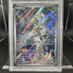 2025 Pokemon Journey Togather N’s Reshiram #167 Box Topper EN Graded PSA 9 - Image 3