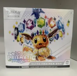 Pokemon Prismatic Evolutions ETB Elite Trainer Box Brand New Factory Sealed - Image 1