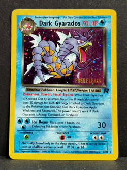 Pokemon DARK GYARADOS PreRelease Team Rocket Promo New - Image 1