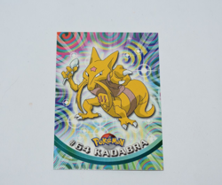 3X 1999 Topps Pokemon TV Animation - Abra #63 - Kadabra #64 - Alakazam #65 - Image 4