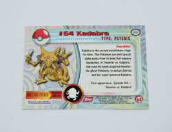 3X 1999 Topps Pokemon TV Animation - Abra #63 - Kadabra #64 - Alakazam #65 - Image 5