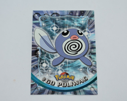 3X 1999 Topps Pokemon TV Animation - Poliwag #60 - Poliwhirl #61 - Poliwrath #62 - Image 2