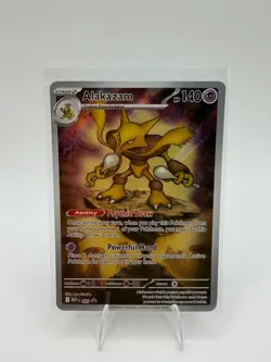 Alakazam 009 - Mega Evolution - Black Star Promo - Pokemon EN NM VHTF RARE NEW - Image 1
