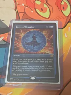 MTG English Force of Negation (Foil Etched) NM Foil Double Masters 2022 - Image 1