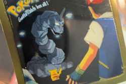 ONIX ASH PIKACHU 1999 POKEMON ARTBOX SERIES 1 Rare Gold Foil ANIME STICKER NM - Image 2