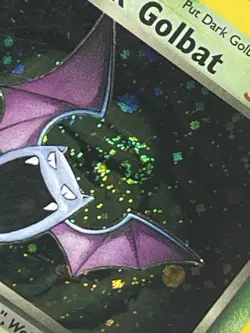 Pokemon TCG Dark Golbat Team Rocket 7/82 Holo Unlimited Swirl Holo Rare WOTC MP - Image 3