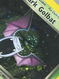 Pokemon TCG Dark Golbat Team Rocket 7/82 Holo Unlimited Swirl Holo Rare WOTC MP - Image 4