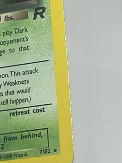 Pokemon TCG Dark Golbat Team Rocket 7/82 Holo Unlimited Swirl Holo Rare WOTC MP - Image 5