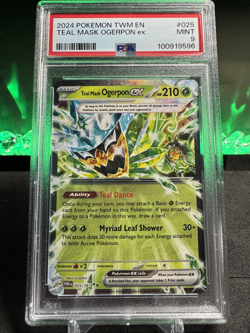 2024 | Pokemon Twilight Masquerade | Teal Mask Ogerpon EX | 25/167 | PSA 9 - Image 1
