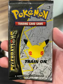 Pokemon - Celebrations 25th Anniversary Booster Pack SEALED - Image 1