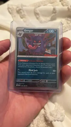 Pokemon TCG Gengar GameStop Stamped Promo SWIRL #050 - Image 4