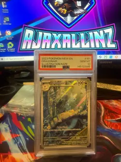 Pokemon Dragonair Holo 181/165 Sv: Scarlet & Violet 151 Illustration Rare PSA 10 - Image 1