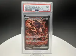 2025 POKEMON PRE EN-PRISMATIC EVOLUTIONS #168 BLOODMOON URSALUNA EX PSA 9 - Image 1