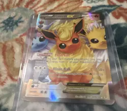 Flareon EX RC28/RC32 Generations Radiant Collection Full Art Holo Ultra Rare - Image 1