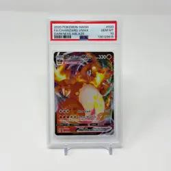 2020 POKEMON SWORD & SHIELD DARKNESS ABLAZE #020 FULL ART/CHARIZARD VMAX PSA 10 - Image 1