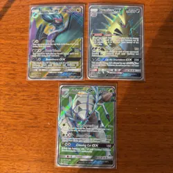 Pokemon TCG Golisopod Noivern Tyranitar GX Ultra Rare Lot MINT - Image 1