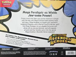 NEW Pokemon Ascended Heroes Mega Feraligatr EX Box SEALED! - Image 2