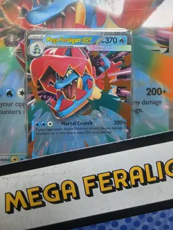 NEW Pokemon Ascended Heroes Mega Feraligatr EX Box SEALED! - Image 3