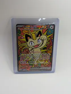 Pokemon TCG : Perfect Order - Meowth Ex 121/088 Special Illustration Rare SIR - Image 1