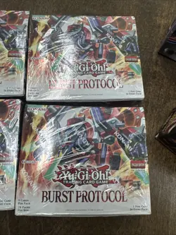 Lot Of 4 Boxes Yugioh Burst Protocol Booster Box 1st Edition Factory Sealed - Image 2