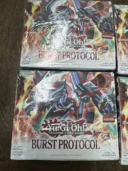 Lot Of 4 Boxes Yugioh Burst Protocol Booster Box 1st Edition Factory Sealed - Image 3