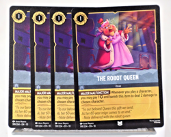 Disney Lorcana TCG Whispers in the Well The Robot Queen 199/204 Uncommon x4 - Image 1