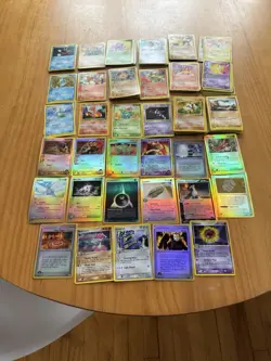 Pokemon TCG Lot 140 Cards 17 Reverse Holos 1999-2005 - Image 1