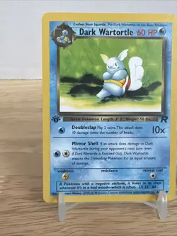 Pokemon Card - Dark Wartortle Team Rocket 46/82 Uncommon 1st Edition - Image 3