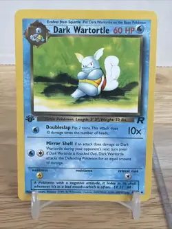 Pokemon Card - Dark Wartortle Team Rocket 46/82 Uncommon 1st Edition - Image 5