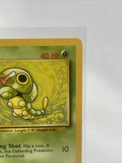 Pokemon TCG Caterpie Card 45/102 Base Set Unlimited Common Regular NM 1999 - Image 4