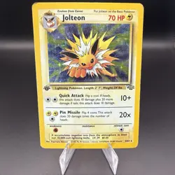 Pokemon Jolteon TCG Jungle 4/64 Holo 1st Edition Rare Card (Hp) - Image 1