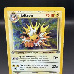 Pokemon Jolteon TCG Jungle 4/64 Holo 1st Edition Rare Card (Hp) - Image 5
