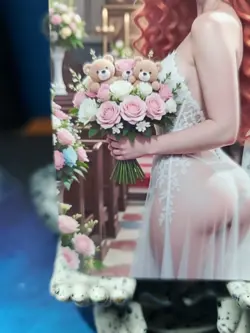 1/1 Only 1 Made Merida Brave Wedding Dress Roses Southern Customs Waifu Card - Image 5