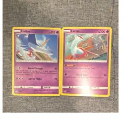 Pokemon TCG Promo Card Lot - Latias SM87 & Latios SM88 (2 Cards) - Image 1