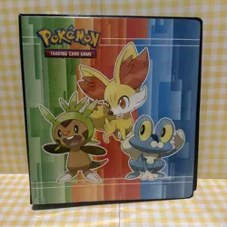 Pokemon Trading Card Game Three Ring Binder Empty No Cards Included 19 Sleeves - Image 1