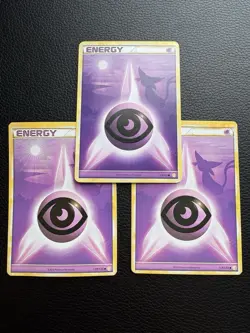 Pokemon 3 Card Lot Psychic Energy-Basic Espeon 119/123 2010 - Image 1