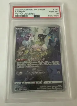 PSA 10 Gem Mint Mew 183/172 Vstar Universe Full Art 2022 Japanese Card Graded - Image 1