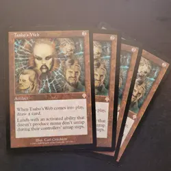 Tsabo's Web x4 invasion MTG English Playset NM Authentic Magic Cards Rare - Image 1