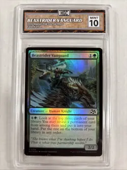 2025 MTG Beastrider Vanguard Foil #0154 HGC 10 - Image 1