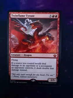 Twinflame Tyrant 0097 - MTG Foundations Regular NM M - Image 1